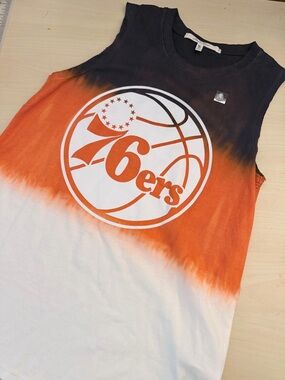 76ers tie-dye tank top sz S